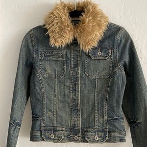 NWOT Bubblegum USA Military Inspired Jean Jacket (Size M)